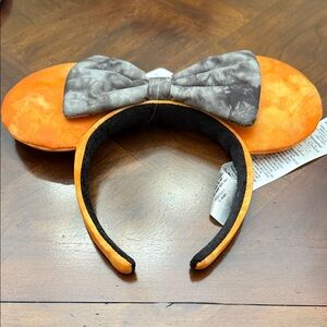 Disney Orange and Gray Ears Headband NWT